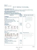 Giáo án Thể dục 2, kì II năm 2010