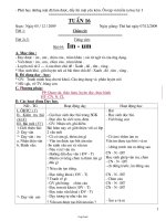 Bài soạn Tổng hợp các môn khối 1 - Tuần 16