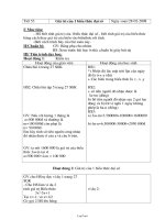 Giáo án Đại số 7 tiết 53: Giá trị của 1 biểu thức đại số