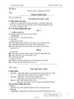 Kế hoach bài dạy môn học lớp 1 - Tuần 1 đến tuần 17