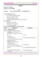 Giáo án các môn học khối 2 - Tuần lễ 1 - Trường PTCS Thuận