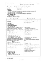 Giáo án Tập đọc 1: Đầm sen