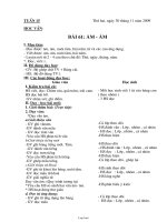 Kế hoạch bài dạy lớp 1 - Tuần 15 (chi tiết)