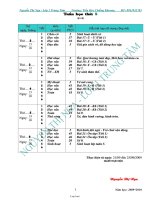 Giáo án Lớp 1 Tuần 5 - Trường Tiểu Học Chiềng Khoong