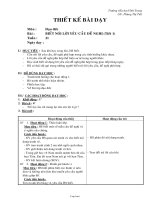 Giáo án môn Đạo đức 4 - Biết nói lời yêu cầu đề nghị (tiết 1)