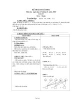 Giáo án Toán lớp 1 (chuẩn kiến thức) - Luyện tập