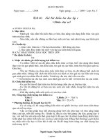 Giáo án môn Đại số khối 8 - Nguyễn Anh Sơn - Tiết 40: Trả bài kiểm tra học kỳ 1 (Phần đại số)
