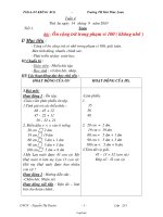 Giáo án tăng buổi Lớp 2 tuần 4 đến 9 - Trường TH Mai Thúc Loan