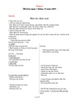 Giáo án môn học lớp 2 - Tuần dạy 4, 5