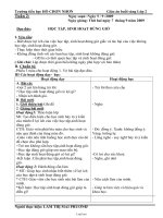 Thiết kế bài dạy lớp 1 - Trường Tiểu học Nguyễn Bá Ngọc - Tuần 25