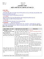 Giáo án môn Vật lí 6 - Tuần 5 - Tiết 10 - Bài 10: Biến trở điện trở dùng trong kĩ thuật