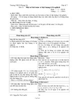 Bài soạn môn Đại số khối 7 - Tiết 27, 28