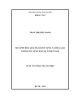 So sánh hòa giải ngoài tố tụng và hòa giải trong tố tụng ở việt nam 