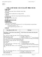 Giáo án dạy Tin học 7 tiết 18: Sử dụng các hàm để tính toán