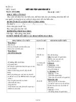 Giáo án môn Ngữ văn khối 7 năm 2009 - Tiết 51, 52: Viết bài tập làm văn số 3