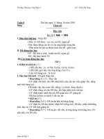 Kế hoạch bài dạy khối 1 - Tuần 8 - Trường Tiểu học Chu Điện