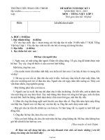 Đề kiểm cuối học kỳ I năm học 2012– 2013 môn : Tiếng Việt lớp 3 thời gian làm bài: 60 phút