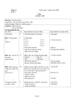 Giáo án môn học lớp 2 (buổi chiều) - Tuần học 28