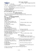 Giáo án lớp 1 - Trường Tiểu học Chũ - Tuần 5 năm 2010