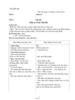 Giáo án Tổng hợp môn lớp 2 - Tuần lễ 20 năm học 2012