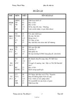 Giáo án các môn lớp 2 - Trường tiểu học Tân tập - Tuần 23