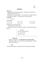 Giáo án môn Toán lớp 2 - Đề xi mét