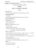 Thiết kế bài dạy khối 1 - Tiểu học Quán Toan - Tuần 27