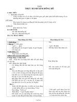 Giáo án Toán 2 tuần 25 tiết 5: Thực hành xem đồng hồ