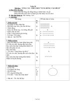 Giáo án Thể dục 3 tiết 12: Trò chơi “mèo đuổi chuột”