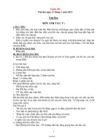 Giáo án giảng dạy khối 4 - Tuần 20 năm 2013