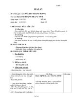 Giáo án môn Tin học 7 bài 6: Định dạng trang tính (tiết 1)