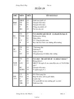 Giáo án các môn lớp 2 - Trường tiểu học Tân tập - Tuần 19