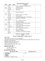 Giáo án các môn học khối 2 - Tuần dạy 34 năm 2010