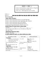 Giáo án môn Ngữ văn khối 7 năm 2009 - Tiết 49: Trả bài bài kiểm tra văn, bài kiểm tra Tiếng Việt