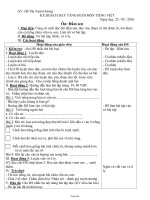 Giáo án tăng buổi Lớp 1 - GV: Hồ Thị Xuân Hương