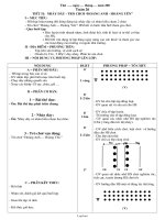 Giáo án Thể dục 3 tiết 51, 52