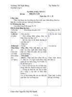 Giáo án Tự nhiên xã hội 3 tiết 41: Thân cây