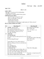 Giáo án giảng dạy các môn học lớp 1 - Tuần 4