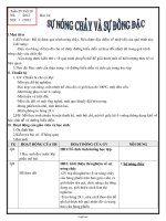 Giáo án Môn Vật lí 6 - Tuần 29 - Tiết 28 - Bài 24: Sự nóng chảy và sự đông đặc