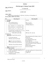 Giáo án giảng dạy môn lớp 1 - Tuần học 30 năm 2010