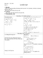 Giáo án môn Đại số 6 - Tiết 44: Luyện tập