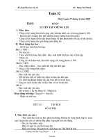 Kế hoạch dạy học Lớp 1 Tuần 32, 33 - Trường Tiểu học Nga Thạch