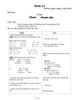 Giáo án giảng dạy khối 1 - Trần Thị Thu Tuyết - Tuần 23