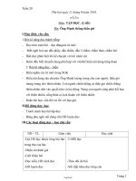 Bài soạn Tổng hợp các môn lớp 2 - Tuần 20 (chuẩn)