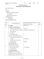 Giáo án Sinh hoạt ngoại khóa - Trường tiểu học Trần Nhật Duật - Tuần 8 - Sinh hoạt tập thể
