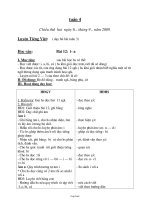 Thiết kế bài dạy các môn học lớp 1 - Tuần 4 năm 2009