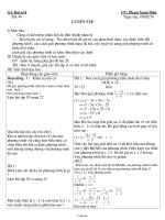 Giáo án môn Đại số khối 8 - Phạm Xuân Diệu - Tiết 49: Luyện tập