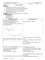 Giáo án môn Hình học 7 - Trường THCS Nguyễn Bỉnh Khiêm