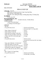 Kế hoạch giảng dạy tuần 21 lớp 1