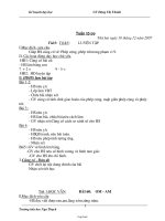 Kế hoạch dạy học Lớp 1 Tuần 15, 16, 17 - Trường Tiểu học Nga Thạch